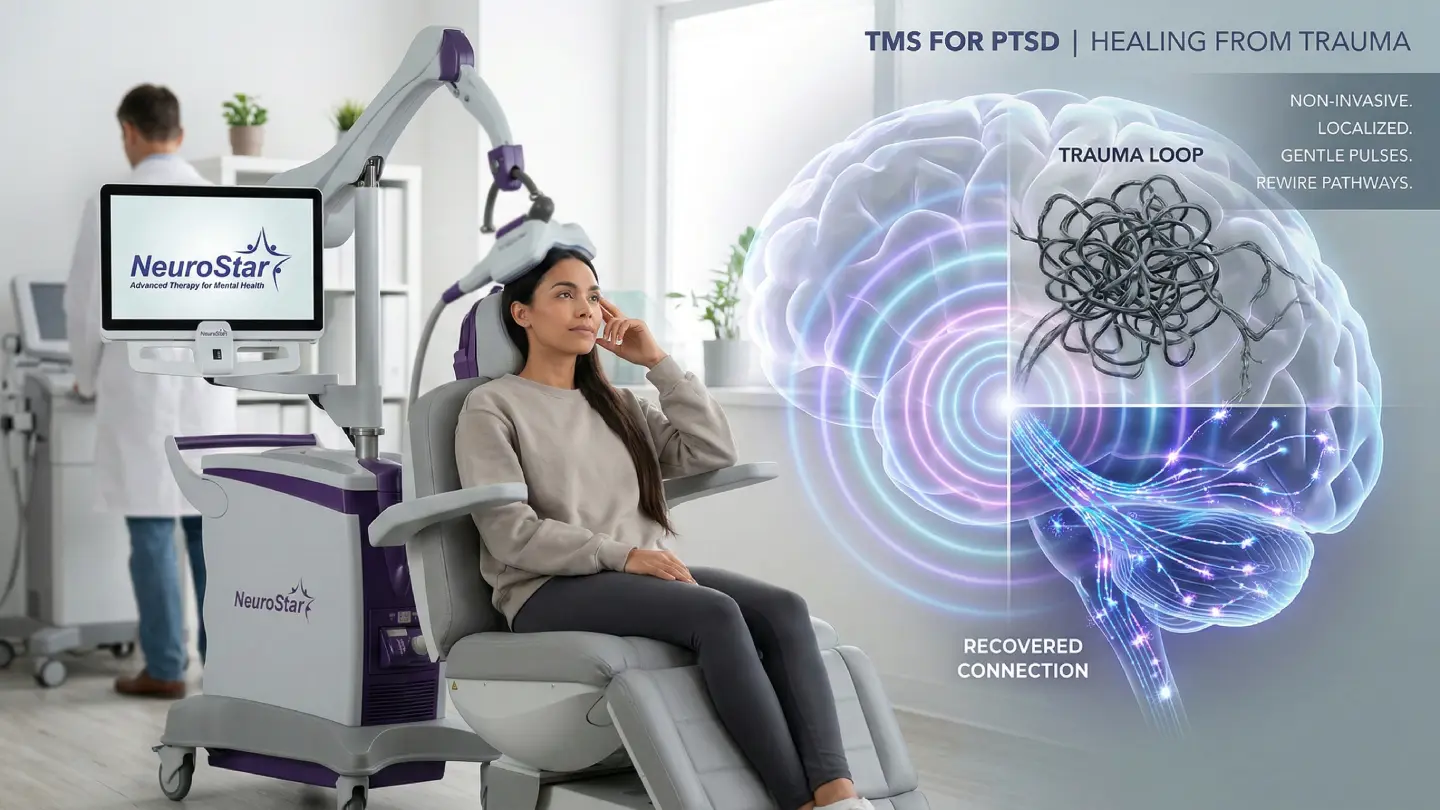 TMS for PTSD and What to Expect from Your Treatment Journey